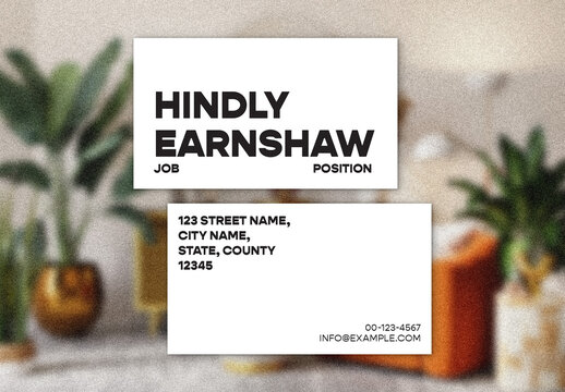 Minimal Business Card Layout