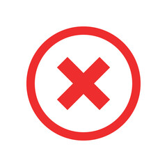 No entry sign isolated