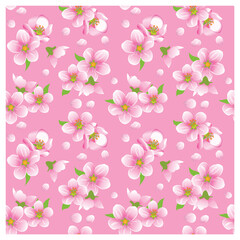 Floral seamless texture for design