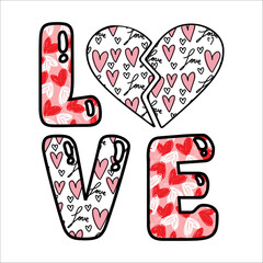 Love sublimation design