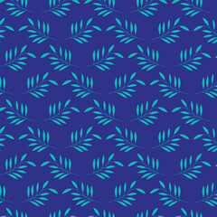 Seamless pattern with leaves. Can be used for wallpaper, pattern fills, web page background, fabric, surface textures, wrapping paper, scrapbook.