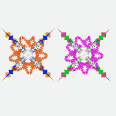 Ornamental luxury mandala pattern 3 in 1 design, Collection of geometrical mandalas., mandala, mandala, ethnic, arabic, meditation, decorative, flower, tattoo, wedding, logotype, abstract, floral, tri