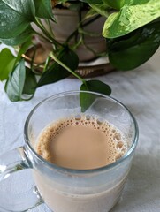 Fresh tea on the table