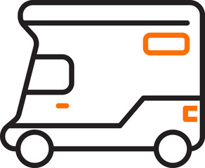 rv and motor home icon