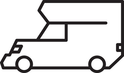 rv and motor home icon