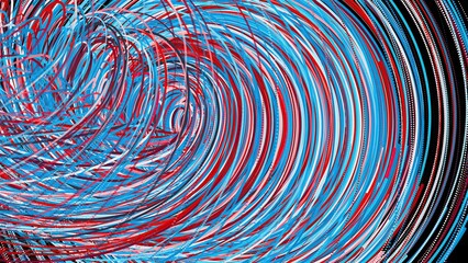 Abstract spiral lines