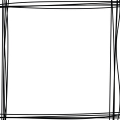 Vector Grunge Frame Black And White