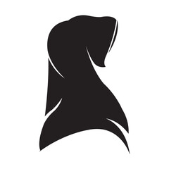 headscarf icon logo vector design template