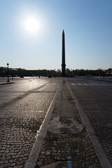 Obelisk of the place de la Concorde in the 8th arrondissement of Paris	