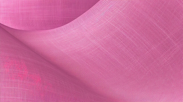 Subtle Magenta Linen Textile Transparent Background Texture Overlay. Abstract Cloth Fabric Grayscale Displacement, Bump Or Height Map. Simple Panoramic Banner Wallpaper Pattern. Generative AI