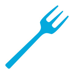 Fork Multicolor Glyph Two Color Icon
