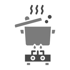 Boil Multicolor Greyscale Glyph Icon