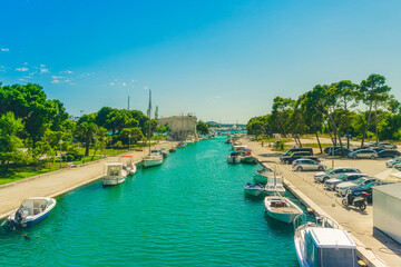 view of the river in the city