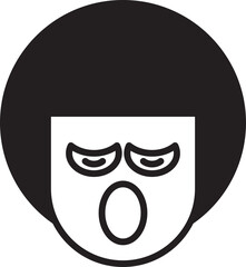 sad and bored boy face emoji