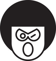 angry boy face emoji