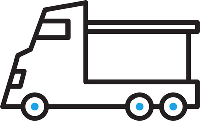 pickup truck car icon