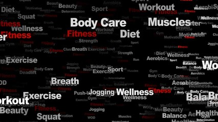 FITNESS Keywords Animation, Background, Loop
