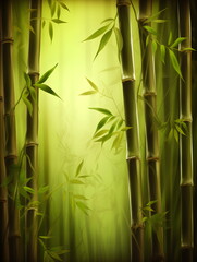 Fototapeta na wymiar bamboo forest background. Generative AI. 