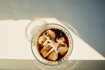 Fototapeta na wymiar Ice Coffee Drink