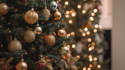 christmas tree decorations Generative Ai