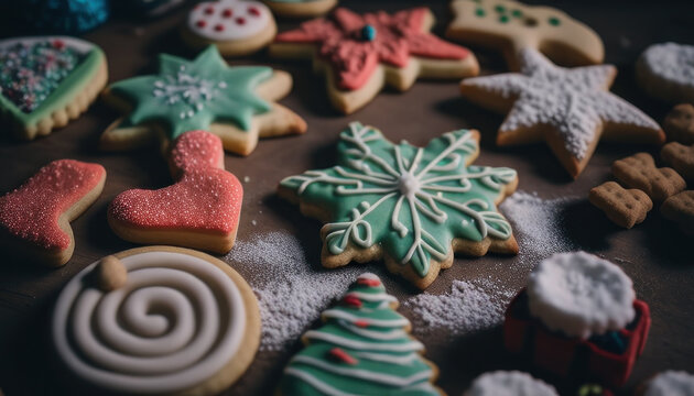 Christmas Cookies Generative Ai