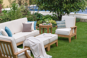 table and chairs on the terrace