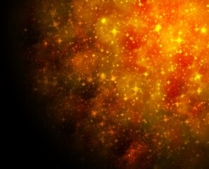 Fototapeta premium abstract background for design in orange black color