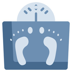 weight loss kilo fitness exercise icon flat style