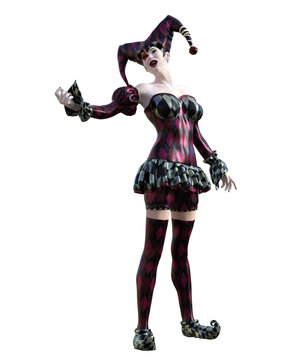 Female Jester Clown
