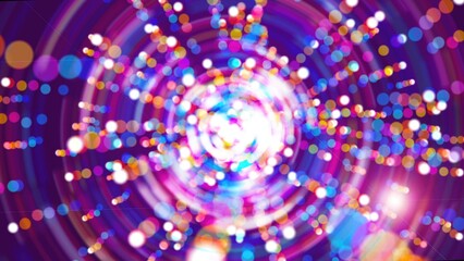 Bright purple abstract flash in the space, modern computer generated background, 3d render backdrop