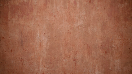 old red plaster wall