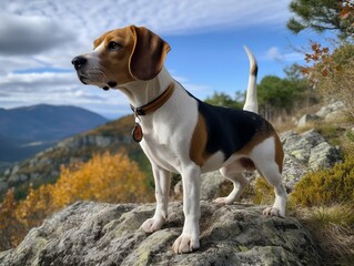 The Bold Beagle Ready for Adventure