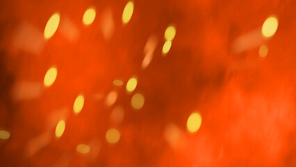 Space with many wandering shiny lights, computer generated modern abstract background, 3d render