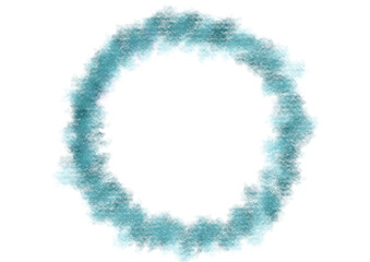 Shades of blue frame circle universe