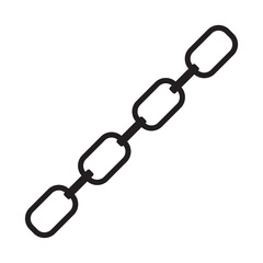 Fototapeta premium chain icon vector