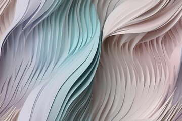 Pastel paper art as a seamless pattern 