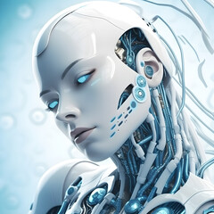 Futuristic artificial intelligence, Generative AI Technology