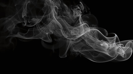 Fototapeta premium Smoke, Fog, Mist, Vapor - Made with generative AI