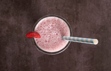 natural and healthy strawberry juice