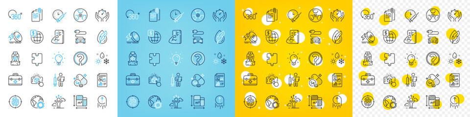 Vector icons set of Floor plan, Fingerprint and Selenium mineral line icons pack for web with Swipe up, Nurse, First aid outline icon. Difficult stress, Question mark. Vector