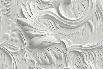 White background as a seamless pattern with paper texture