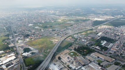 Trecho da rodovia rodoanel na cidade de Suzano