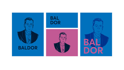 illustration of a person with a sign