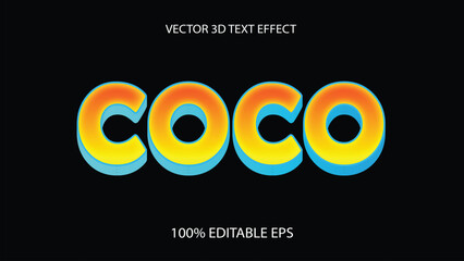 Free vector text effect