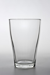 product shot of an empty water glass