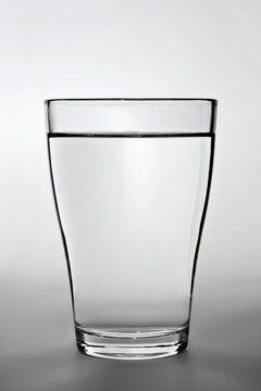 product shot of a full water glass