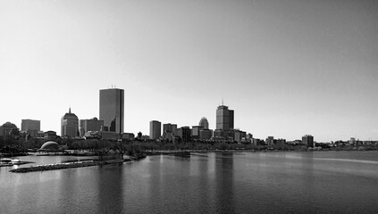 Charles River Boston Massachusetts Skyline 