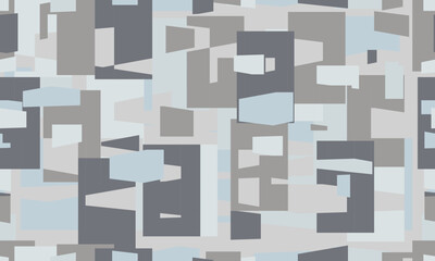 Abstract seamless geometric pattern. Made in mosaic technique. Suitable for printing.