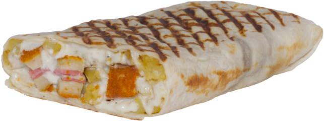 French tacos cordon bleu