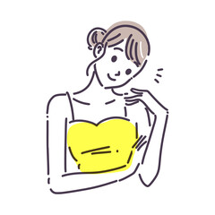 Female pose illustration
